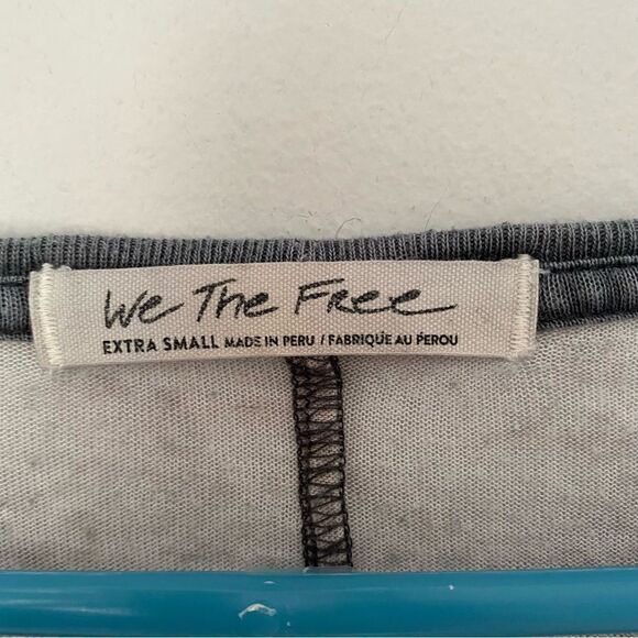 We The Free Free People Women’s Arielle Printed Long Sleeve Crew Neck Top - Picture 2 of 4